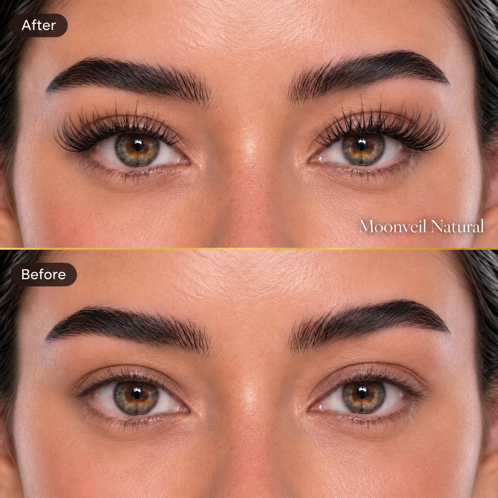 Moonveil Natural Pre-Glued Cluster Lashes