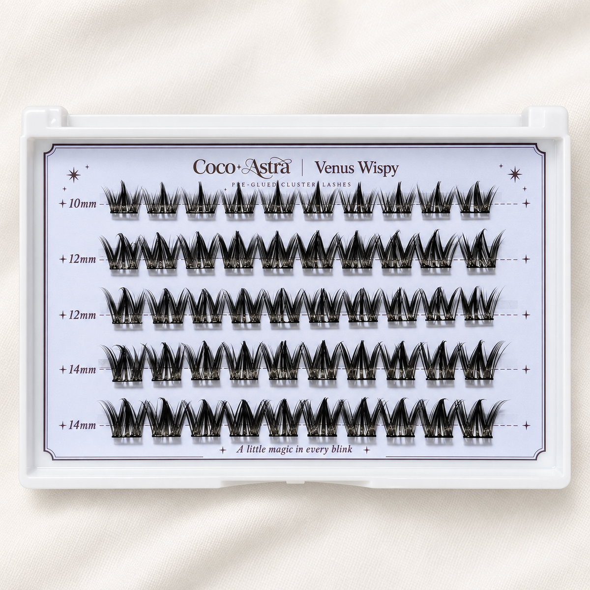 Venus Wispy Pre-Glued Cluster Lashes